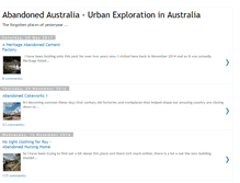 Tablet Screenshot of abandonedaustralia.com